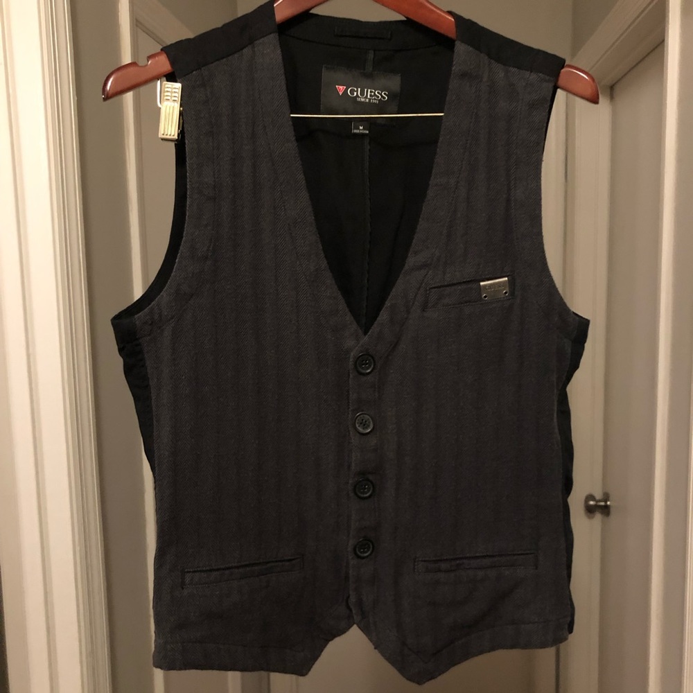 Guess Men’s Casual Dress Vest